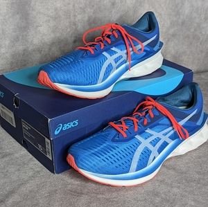 ASICS Men's Novablast Running Shoes Size 15 Directoire Blue/White 1011A681-400